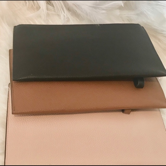 NEW MICHAEL KORS LEATHER CLUTCH WRISTLET CHOOSE - Picture 4 of 7